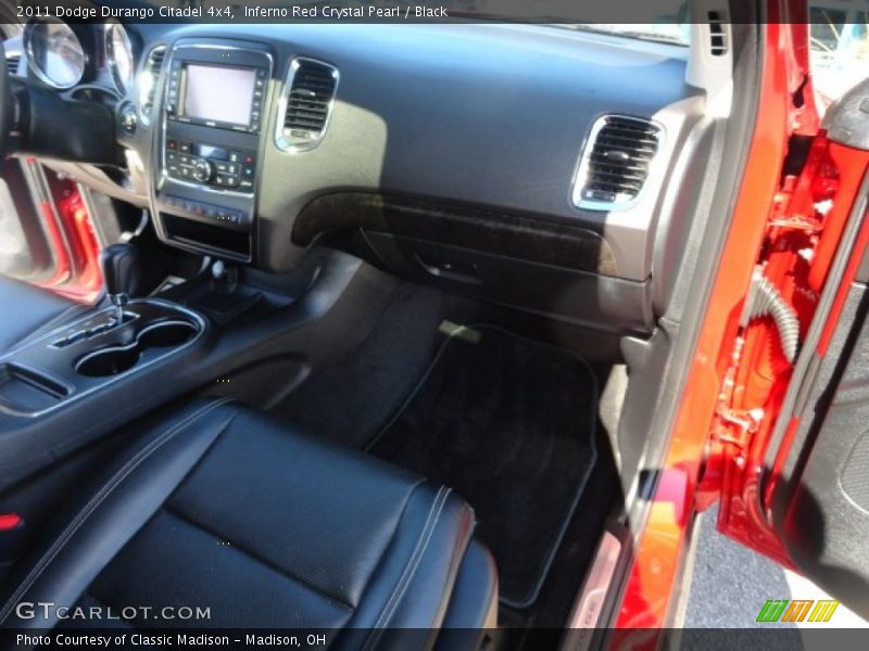Inferno Red Crystal Pearl / Black 2011 Dodge Durango Citadel 4x4