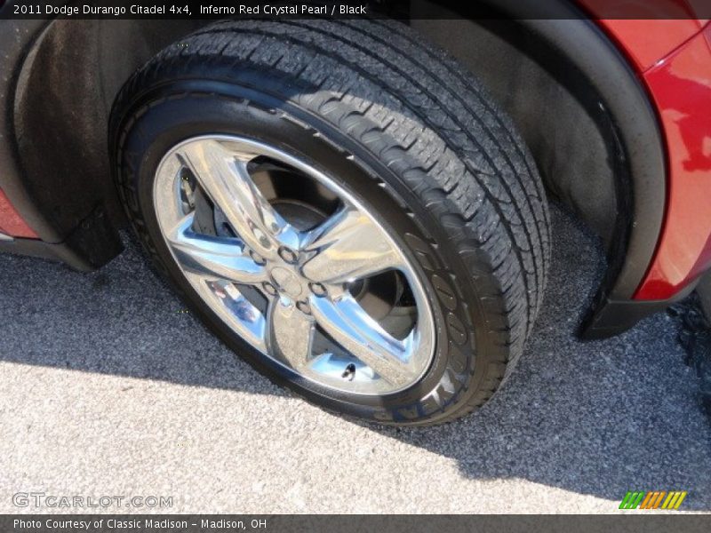 Inferno Red Crystal Pearl / Black 2011 Dodge Durango Citadel 4x4
