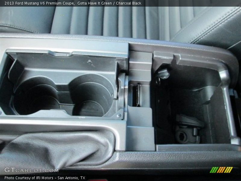 Gotta Have It Green / Charcoal Black 2013 Ford Mustang V6 Premium Coupe