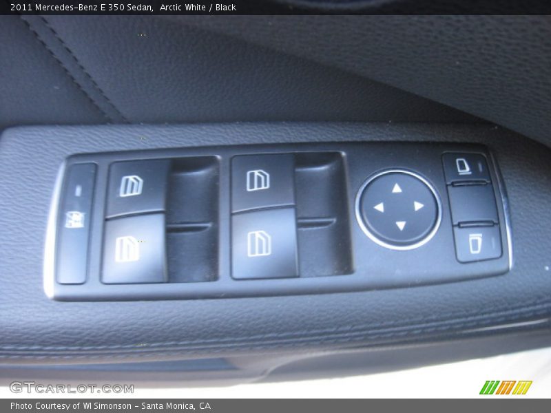 Arctic White / Black 2011 Mercedes-Benz E 350 Sedan