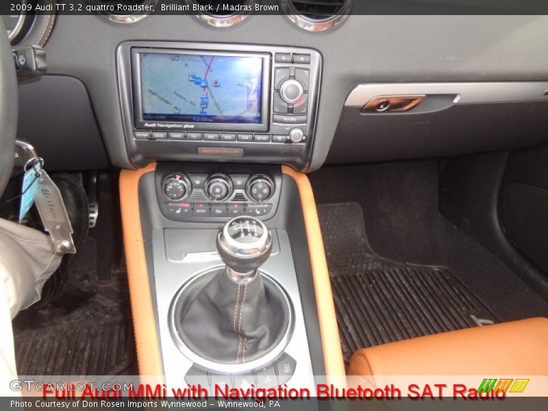 Brilliant Black / Madras Brown 2009 Audi TT 3.2 quattro Roadster