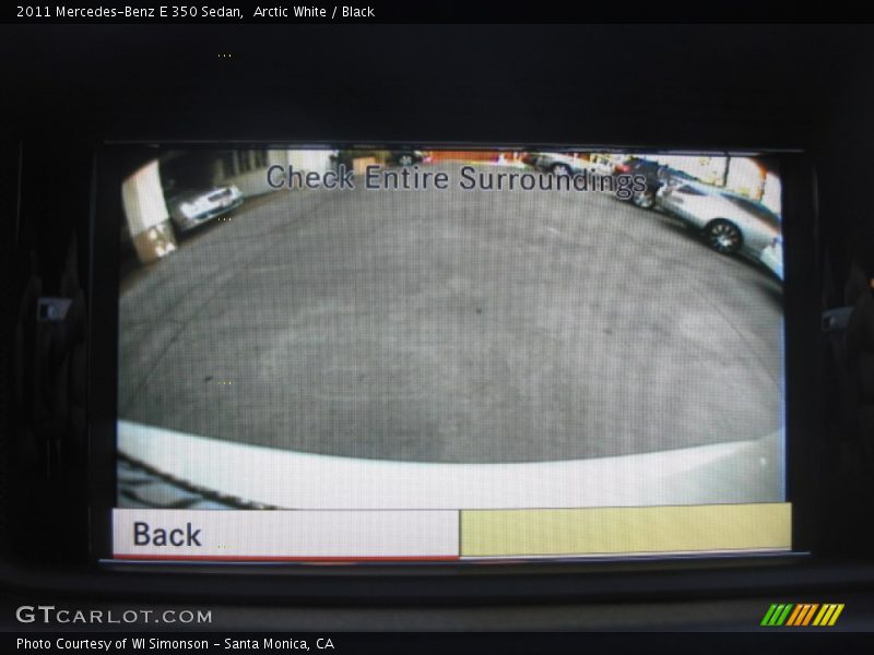 Arctic White / Black 2011 Mercedes-Benz E 350 Sedan