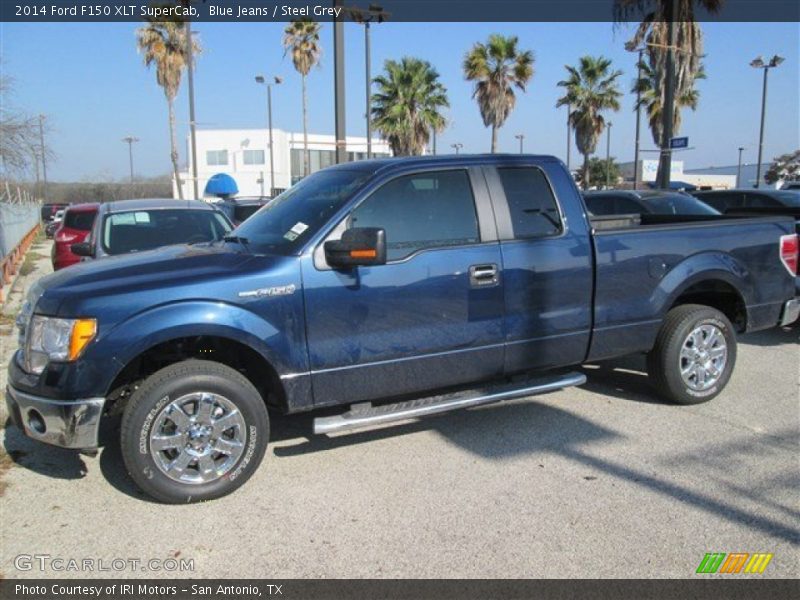 Blue Jeans / Steel Grey 2014 Ford F150 XLT SuperCab