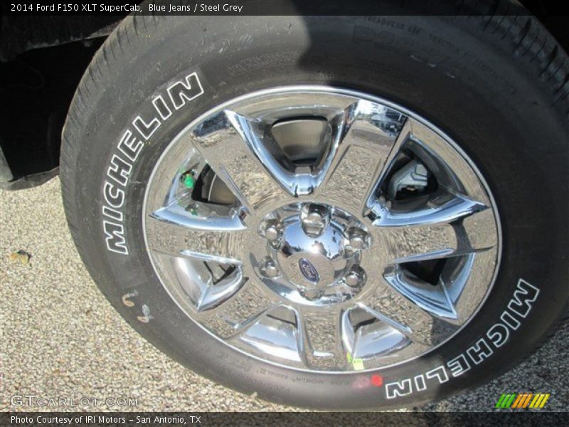 Blue Jeans / Steel Grey 2014 Ford F150 XLT SuperCab