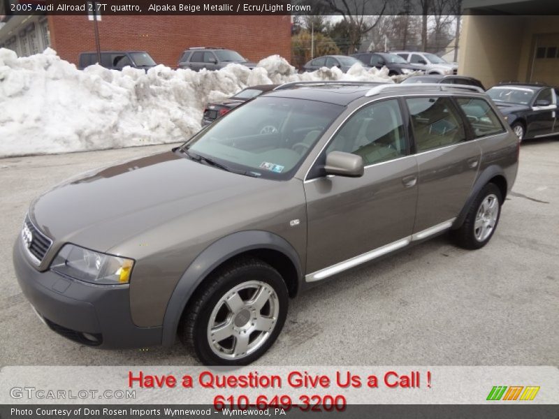 Alpaka Beige Metallic / Ecru/Light Brown 2005 Audi Allroad 2.7T quattro