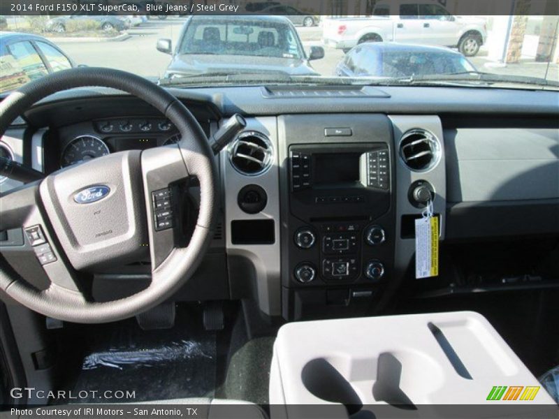 Blue Jeans / Steel Grey 2014 Ford F150 XLT SuperCab