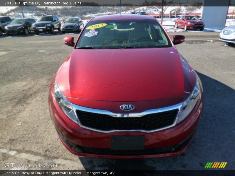 Remington Red / Beige 2013 Kia Optima LX