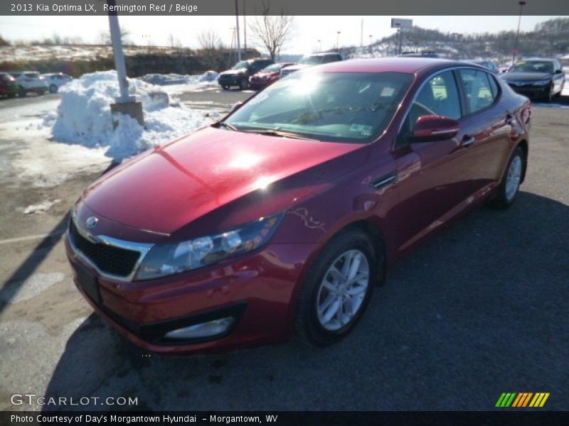 Remington Red / Beige 2013 Kia Optima LX