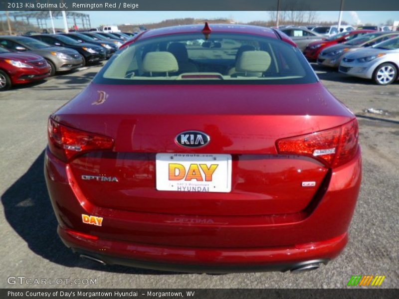 Remington Red / Beige 2013 Kia Optima LX