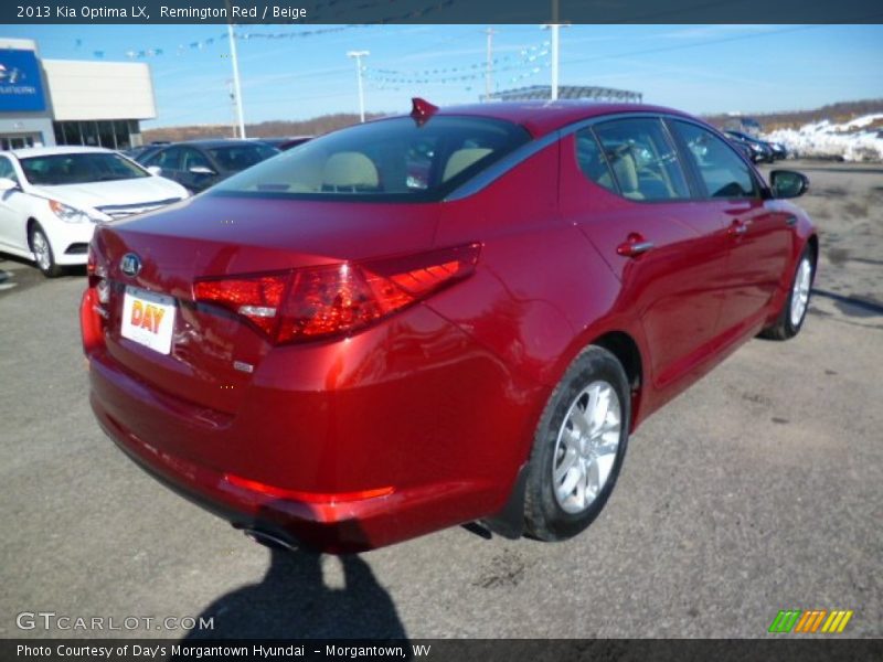 Remington Red / Beige 2013 Kia Optima LX