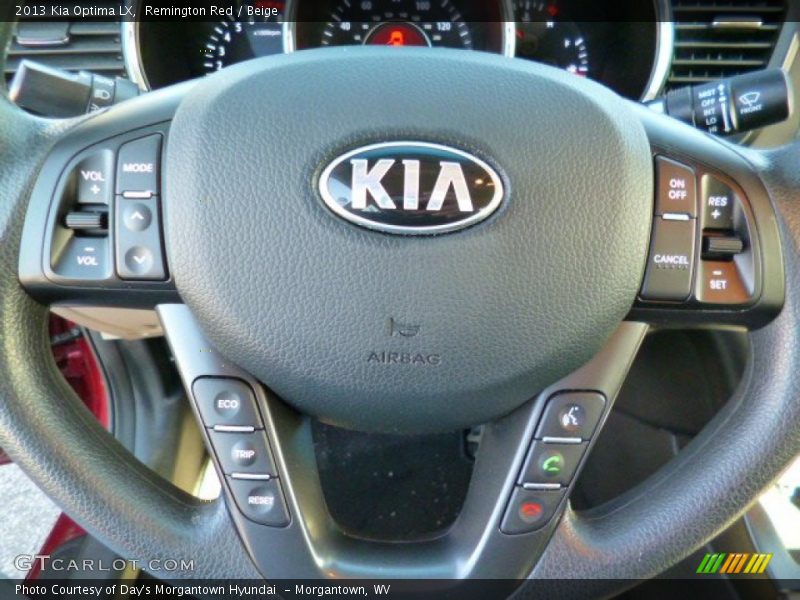 Remington Red / Beige 2013 Kia Optima LX