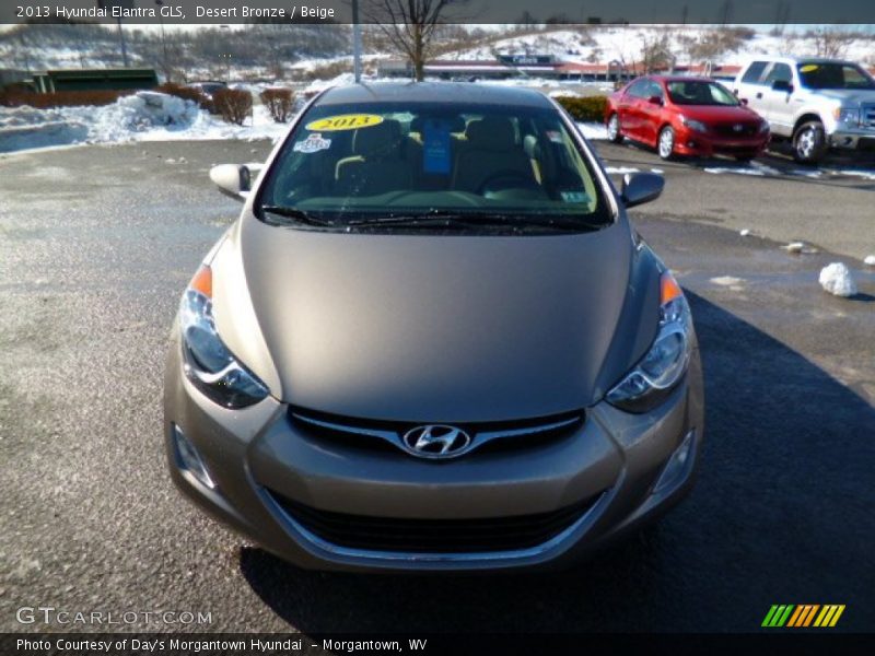 Desert Bronze / Beige 2013 Hyundai Elantra GLS