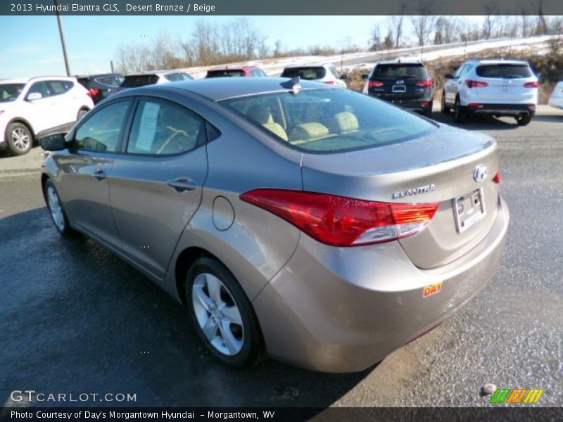 Desert Bronze / Beige 2013 Hyundai Elantra GLS