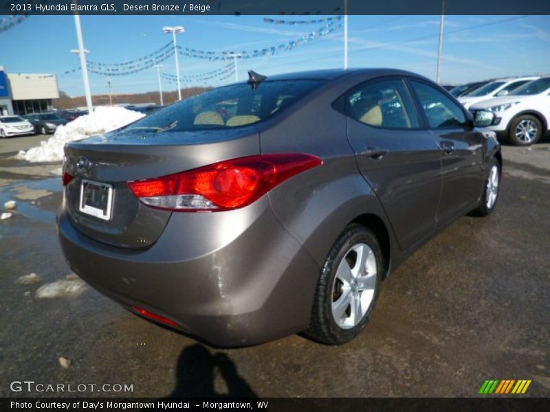 Desert Bronze / Beige 2013 Hyundai Elantra GLS