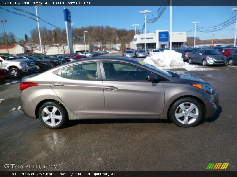 Desert Bronze / Beige 2013 Hyundai Elantra GLS