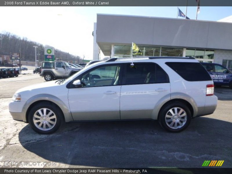 Oxford White / Camel 2008 Ford Taurus X Eddie Bauer AWD