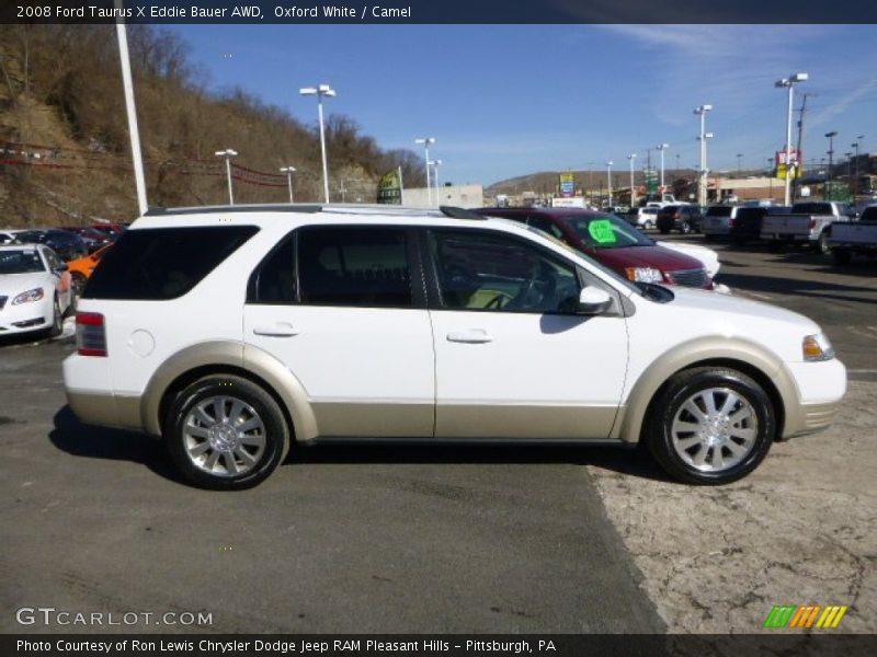 Oxford White / Camel 2008 Ford Taurus X Eddie Bauer AWD