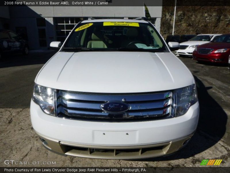 Oxford White / Camel 2008 Ford Taurus X Eddie Bauer AWD