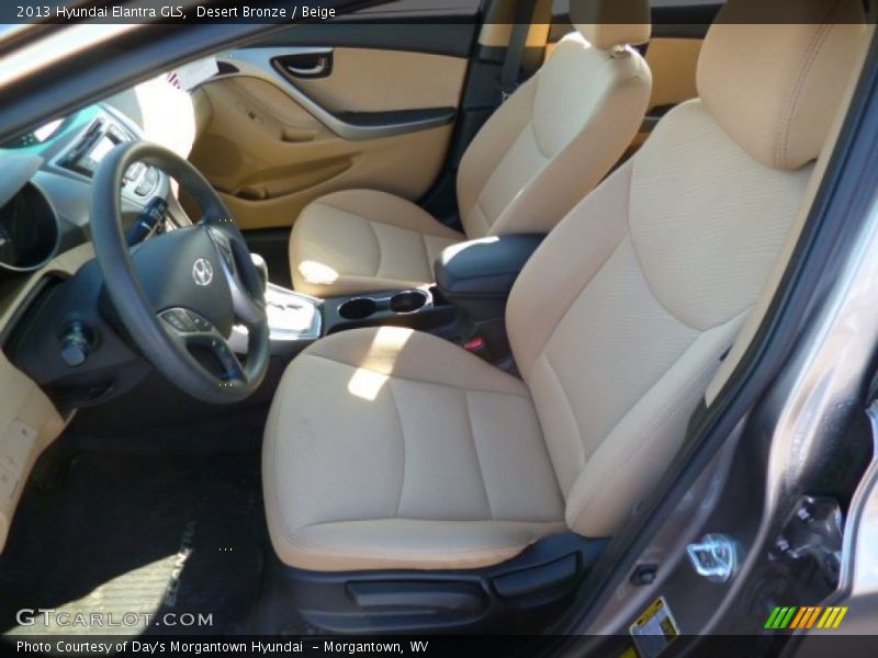 Desert Bronze / Beige 2013 Hyundai Elantra GLS