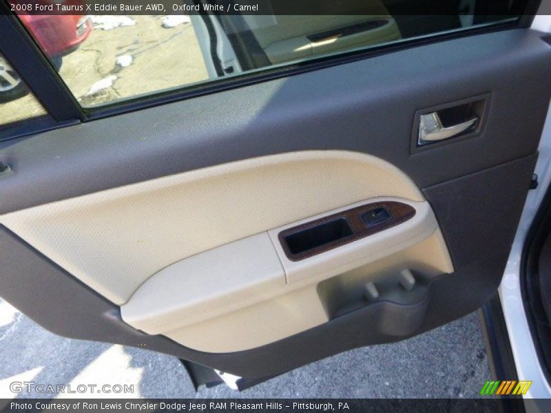 Oxford White / Camel 2008 Ford Taurus X Eddie Bauer AWD