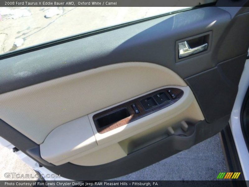 Oxford White / Camel 2008 Ford Taurus X Eddie Bauer AWD