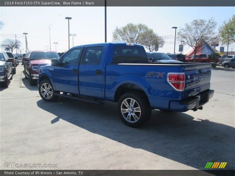 Blue Flame / Black 2014 Ford F150 STX SuperCrew