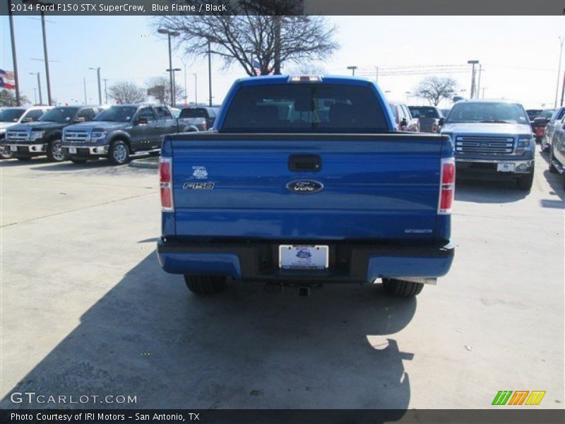 Blue Flame / Black 2014 Ford F150 STX SuperCrew