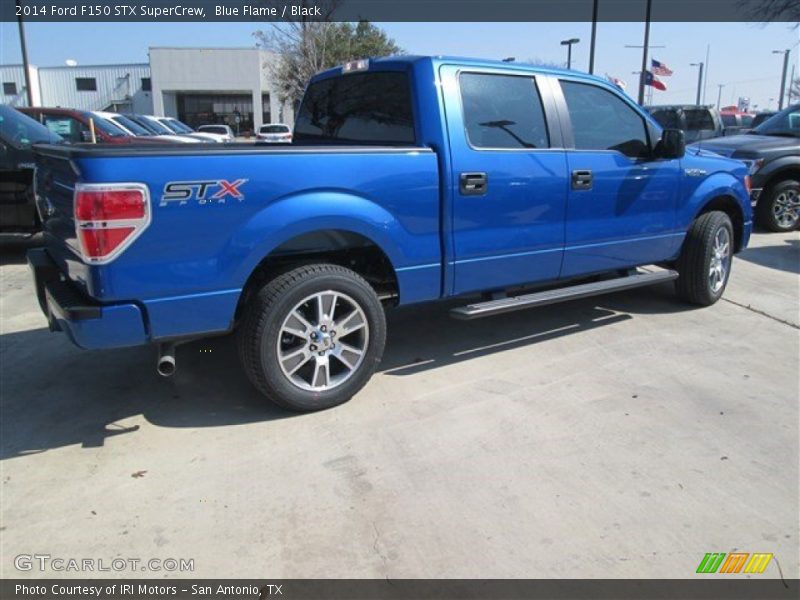 Blue Flame / Black 2014 Ford F150 STX SuperCrew