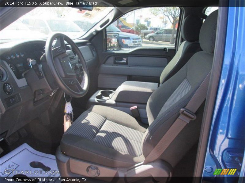 Blue Flame / Black 2014 Ford F150 STX SuperCrew