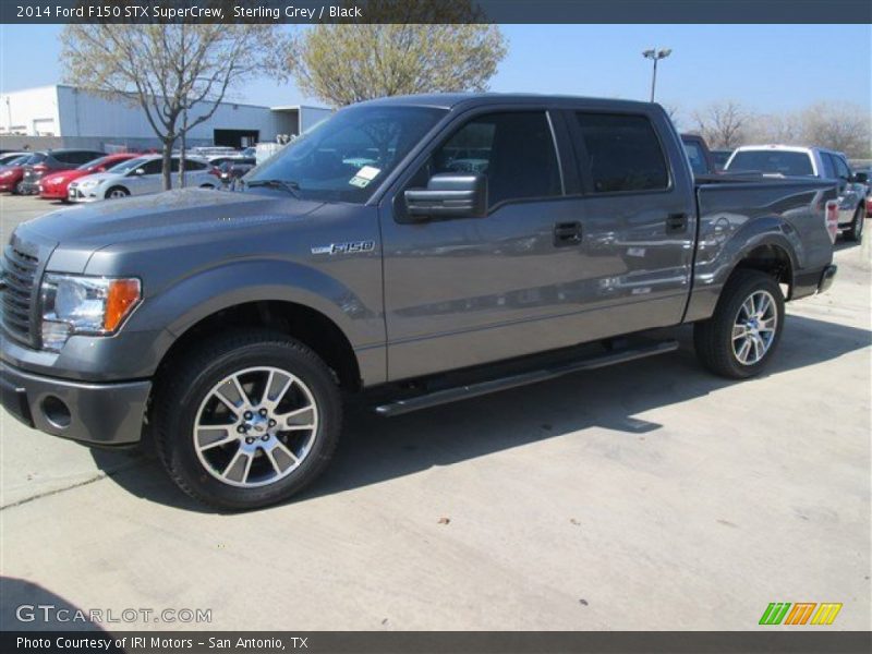 Sterling Grey / Black 2014 Ford F150 STX SuperCrew
