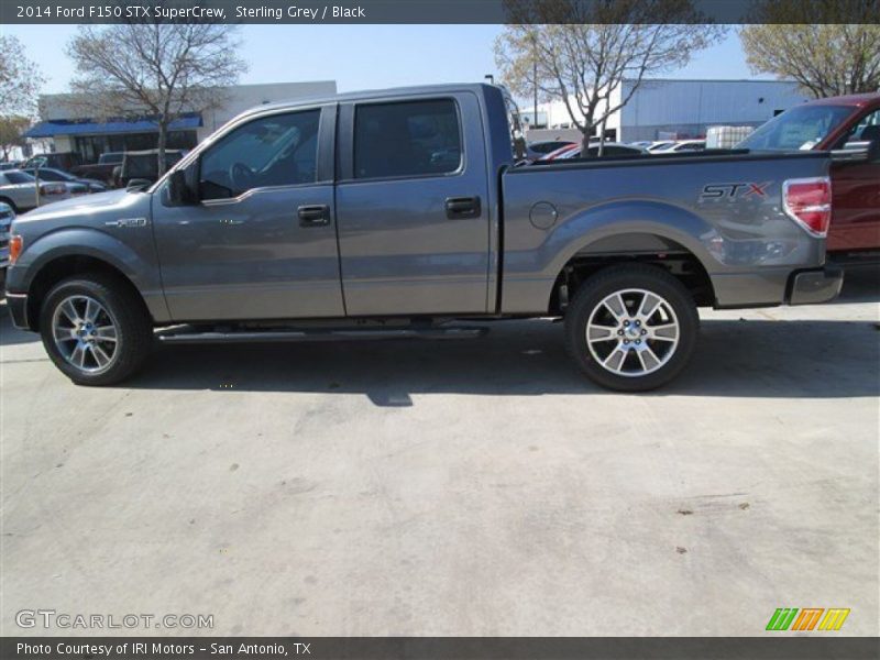 Sterling Grey / Black 2014 Ford F150 STX SuperCrew