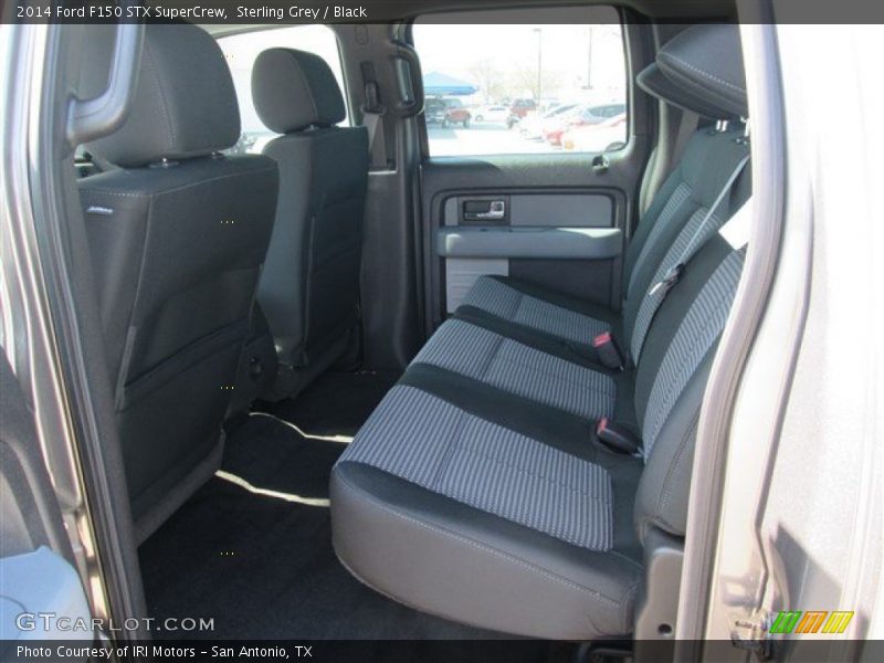 Sterling Grey / Black 2014 Ford F150 STX SuperCrew
