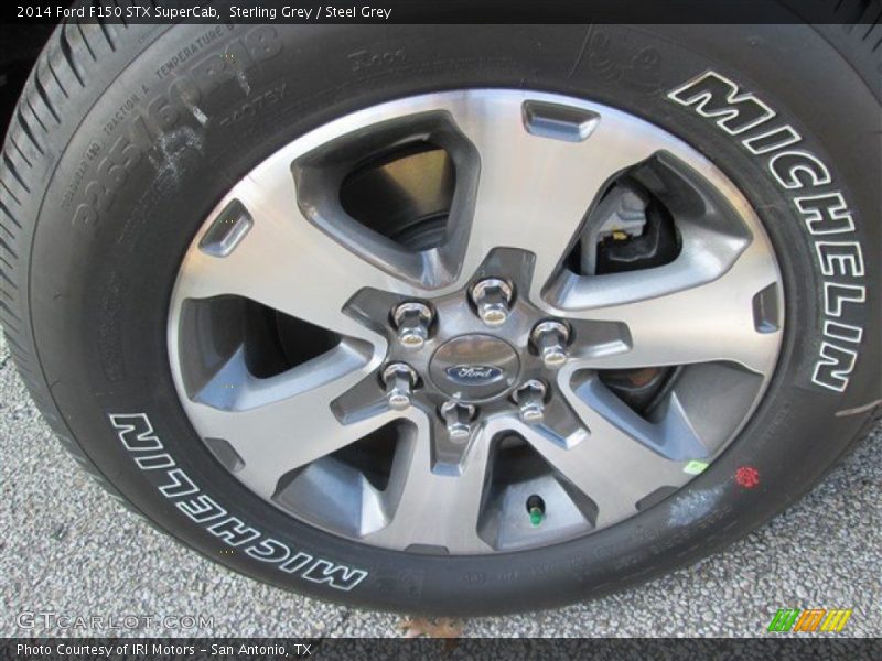 Sterling Grey / Steel Grey 2014 Ford F150 STX SuperCab