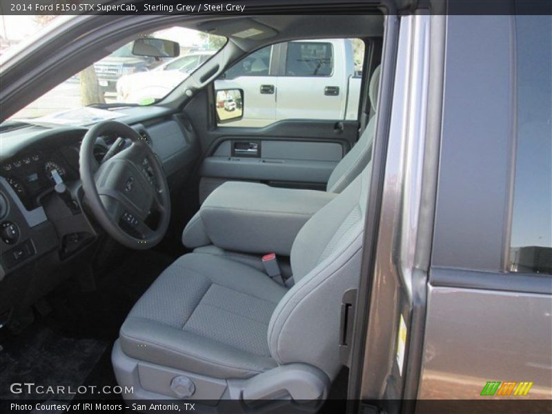 Sterling Grey / Steel Grey 2014 Ford F150 STX SuperCab