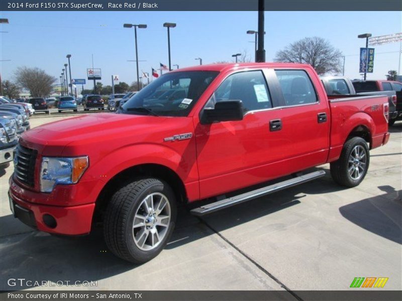 Race Red / Black 2014 Ford F150 STX SuperCrew