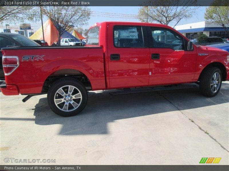 Race Red / Black 2014 Ford F150 STX SuperCrew
