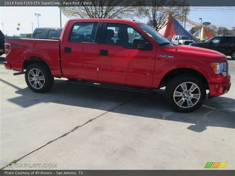 Race Red / Black 2014 Ford F150 STX SuperCrew