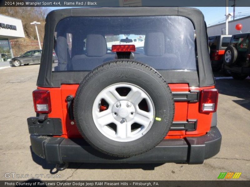 Flame Red / Black 2014 Jeep Wrangler Sport 4x4