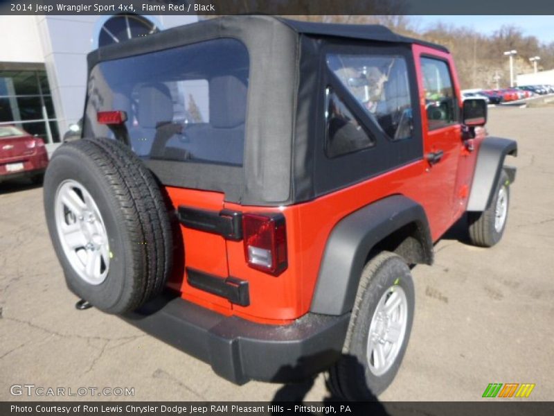 Flame Red / Black 2014 Jeep Wrangler Sport 4x4