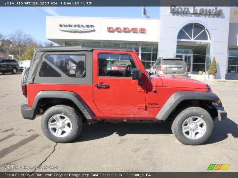 Flame Red / Black 2014 Jeep Wrangler Sport 4x4