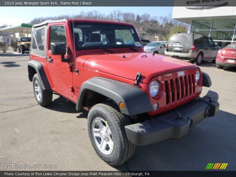 Flame Red / Black 2014 Jeep Wrangler Sport 4x4
