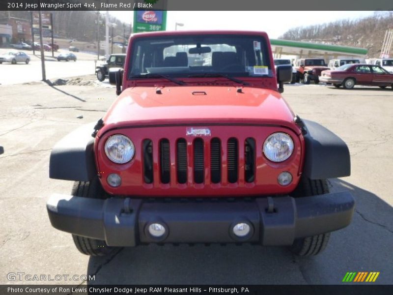 Flame Red / Black 2014 Jeep Wrangler Sport 4x4
