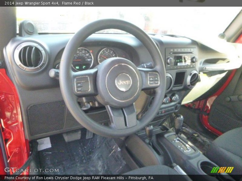 Flame Red / Black 2014 Jeep Wrangler Sport 4x4