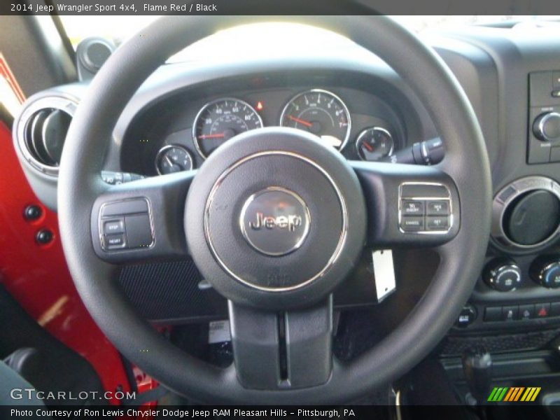 Flame Red / Black 2014 Jeep Wrangler Sport 4x4