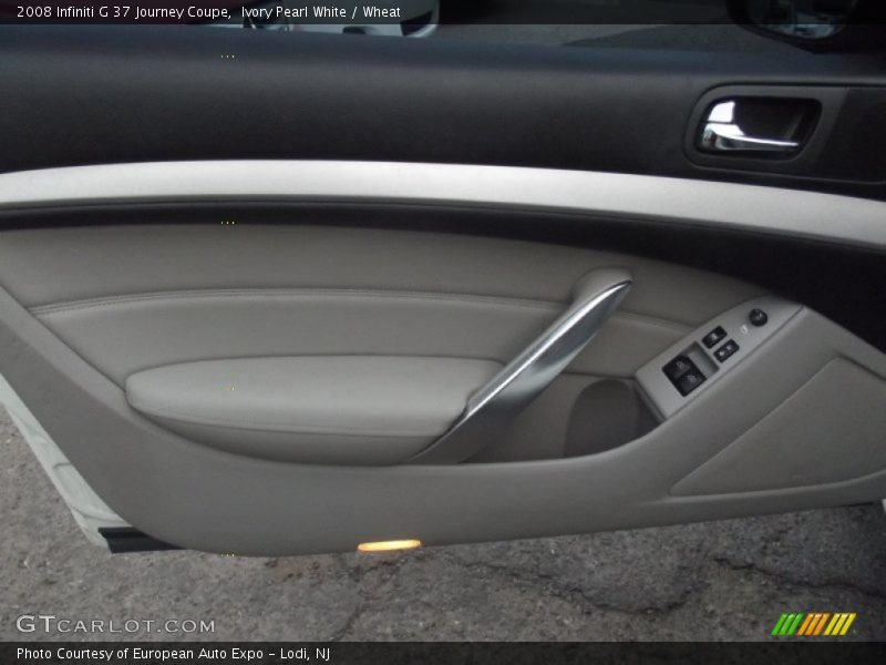 Ivory Pearl White / Wheat 2008 Infiniti G 37 Journey Coupe