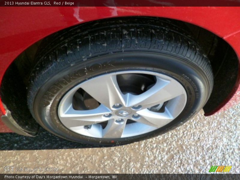 Red / Beige 2013 Hyundai Elantra GLS