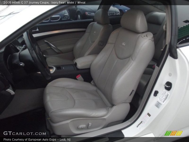Ivory Pearl White / Wheat 2008 Infiniti G 37 Journey Coupe