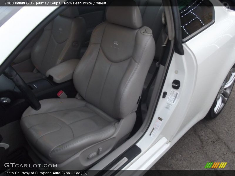 Ivory Pearl White / Wheat 2008 Infiniti G 37 Journey Coupe