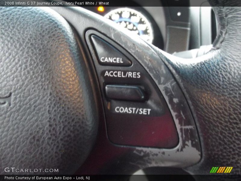 Ivory Pearl White / Wheat 2008 Infiniti G 37 Journey Coupe