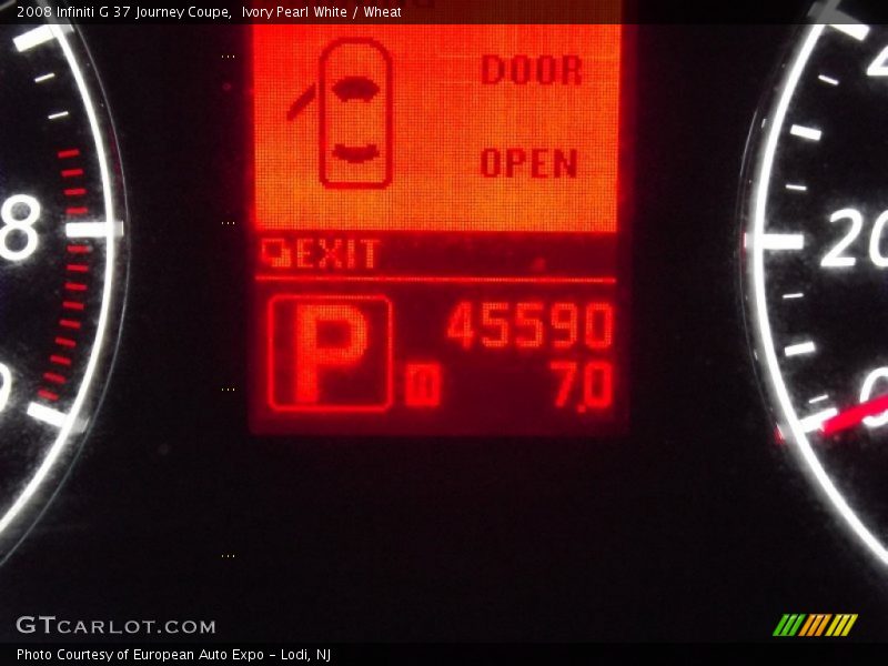 Ivory Pearl White / Wheat 2008 Infiniti G 37 Journey Coupe